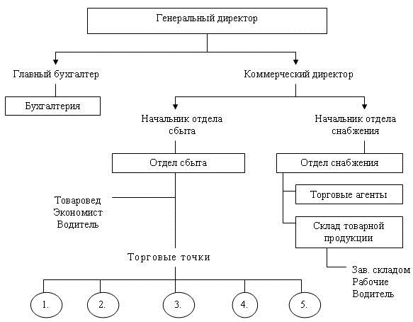 Организационная структура ООО «ТД Материк» организ структура ООО ТД Материк